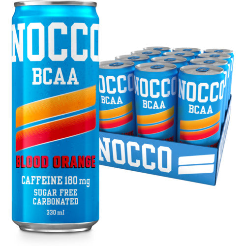 Nocco Bcaa Drink 24 X 330 Ml Mixed Blood Orange 12X Sunny Soda 12X