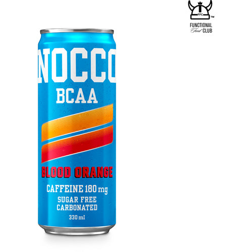 Nocco Bcaa Drink 24 X 330 Ml Mixed Berrube 18X Blood Orange 3X Sunny Soda 3X