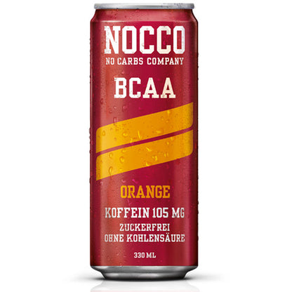 Nocco Bcaa Drink Rot 24 X 330 Ml Orange