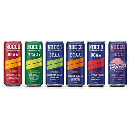 Nocco Bcaa Drink 330 Ml Einzelne Dose Einweg Miami Strawberry