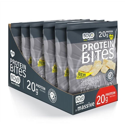 Novo Protein Chips 6X40G Sea Salt Black Pepper