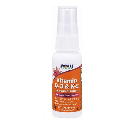 Now Vitamin D-3 K2 Liposomal Spray