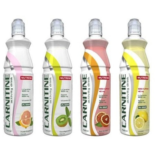 Boisson Nutrend Activity L-Carnitine 8 x 750 ml, saveur mandarine