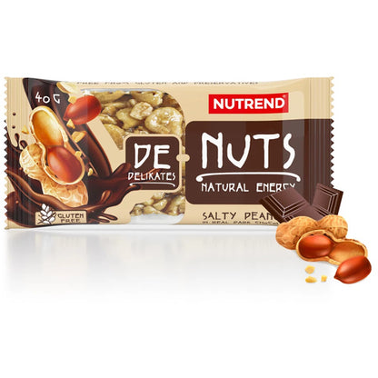 Nutrend Denuts Riegel Salted Peanuts In Dark Chocolate 35X40G