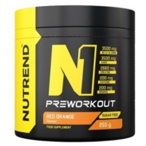 Nutrend N1 Pré-entraînement 255 g Nouveau bonbon tropical