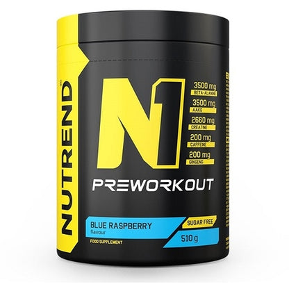 Nutrend N1 Preworkout 510G Blue Raspberry