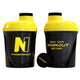 Nutrend Shaker N1 300ml Black Yellow