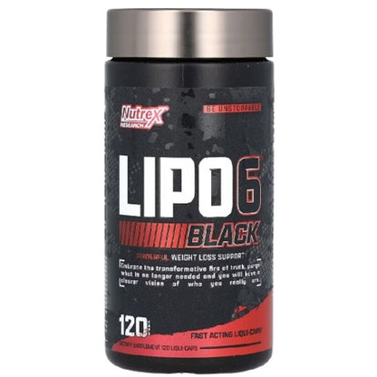 Nutrex Lipo 6 Black 120 Liquid Kapseln