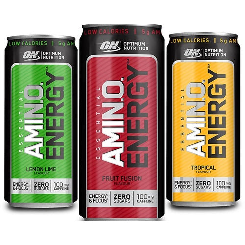Optimum Nutrition Amino Energy Rtd Ready To Drink 24X330Ml Fruit Fusion