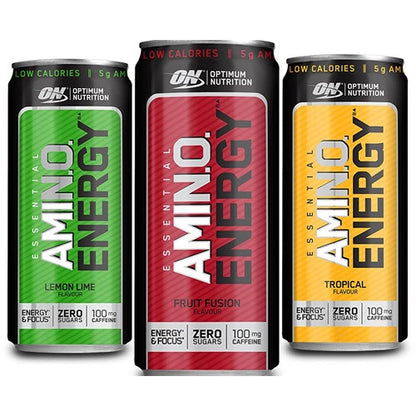 Optimum Nutrition Amino Energy Rtd Ready To Drink 24X330Ml Tropical