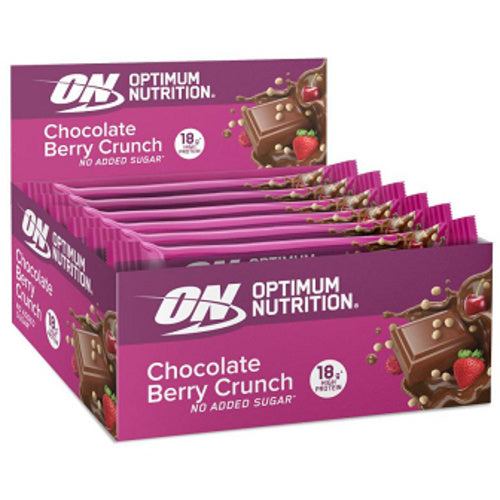 Optimum Nutrition Crunchy Protein Bar 12X55G Chocolate Berry Crunch