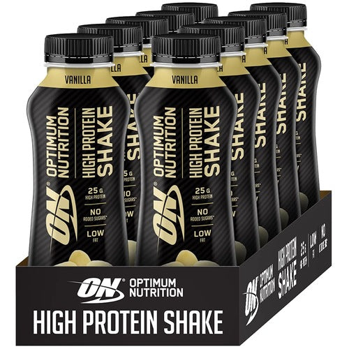Optimum Nutrition High Protein Shake Rtd 10X330Ml Vanilla