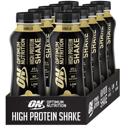 Optimum Nutrition High Protein Shake Rtd 10X330Ml Vanilla