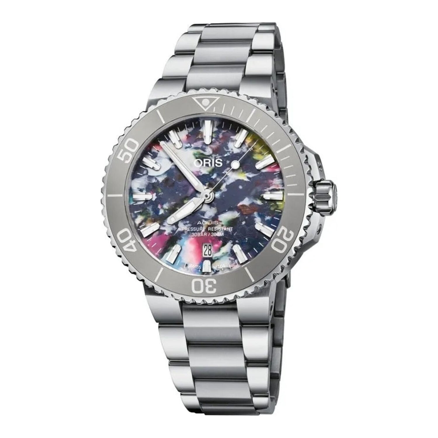 Recyclage de la date Oris Aquis