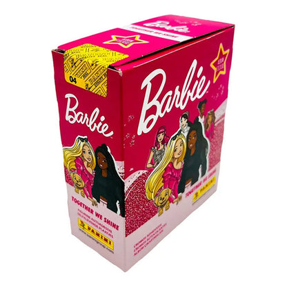 panini barbie together we shine sticker box mit 24 tueten