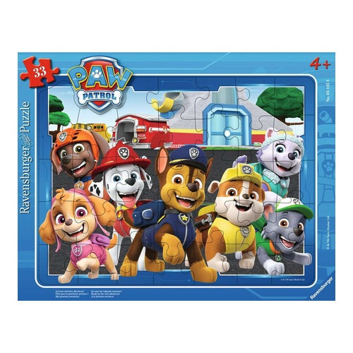 paw patrol auf zum naechsten abenteuer rahmenpuzzle 33 teile