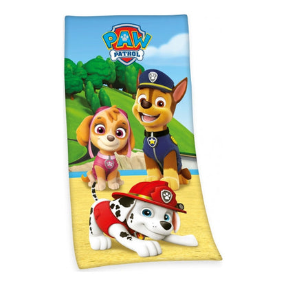 paw patrol badetuch velours 75 x 150 cm