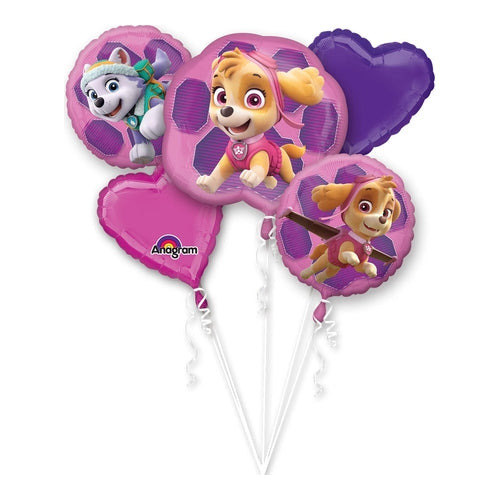 paw patrol folienballon blumenstrauss
