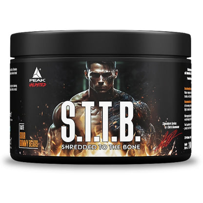 Peak Shredded To The Bone Sour Gummy Bears  240G