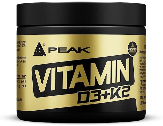 Peak Vitamin D3K2 120 Tabl.