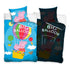 peppa pig bettwaesche 135x200 80x80 cm glow in the dark