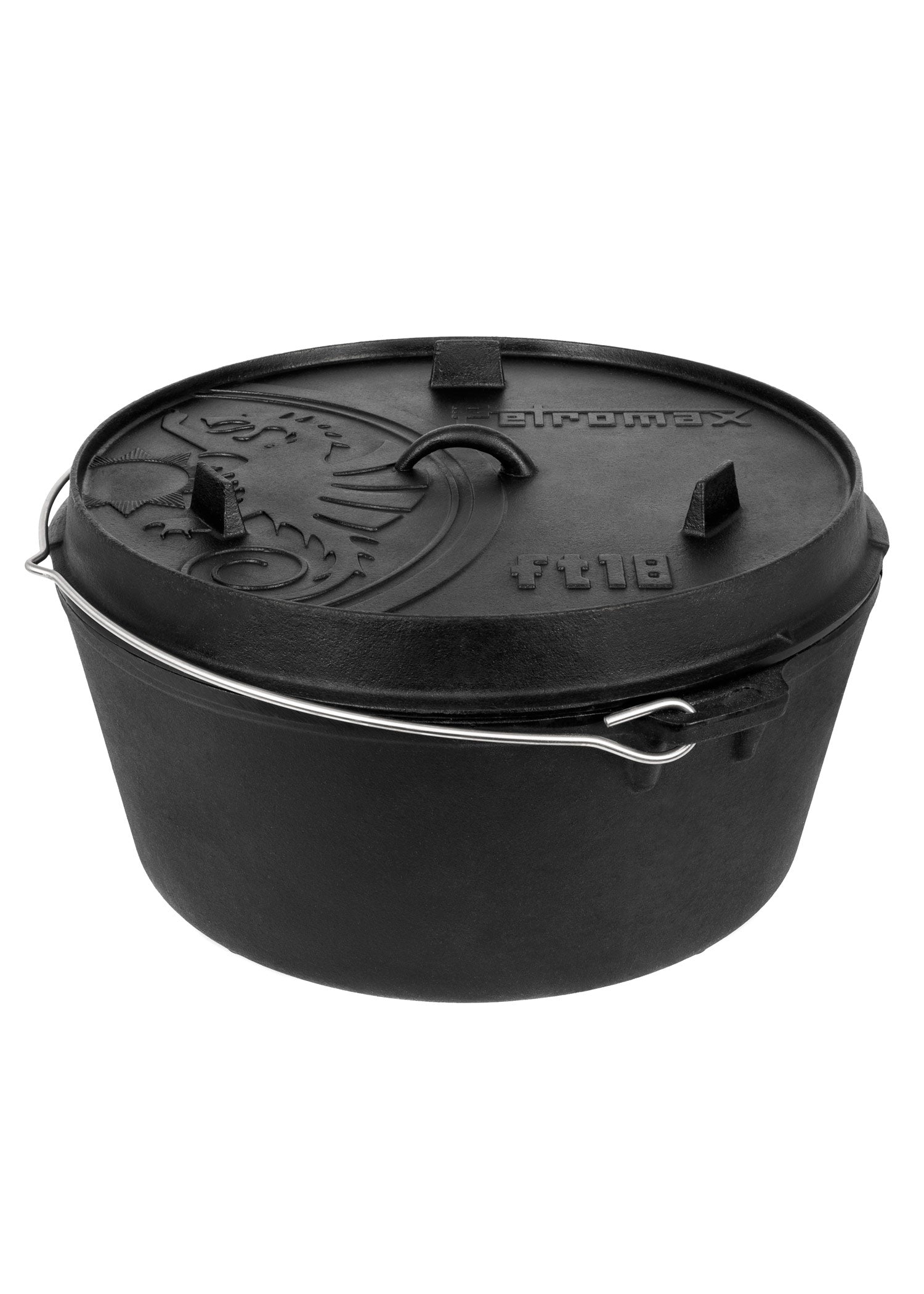 Petromax ft18: Massiver 16,1l Dutch Oven für große Gruppen