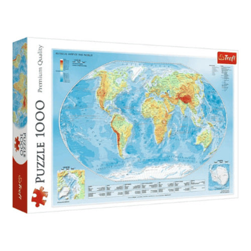 physische weltkarte puzzle 1000 teile