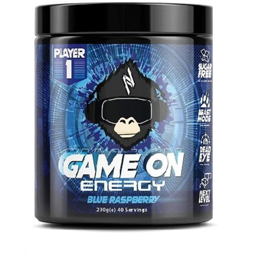 Player 1 Game On Gaming Energy 200G Blue Raspberry