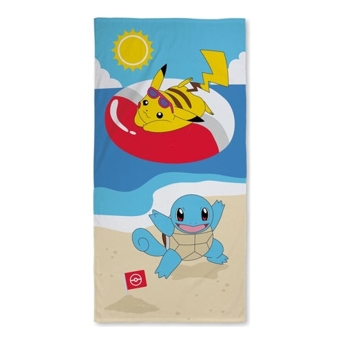 pokemon pikachu shiggy strandtuch 70 x 140 cm