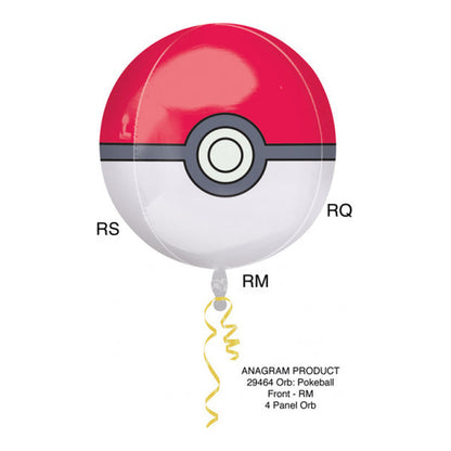 pokmon folienballon pokball
