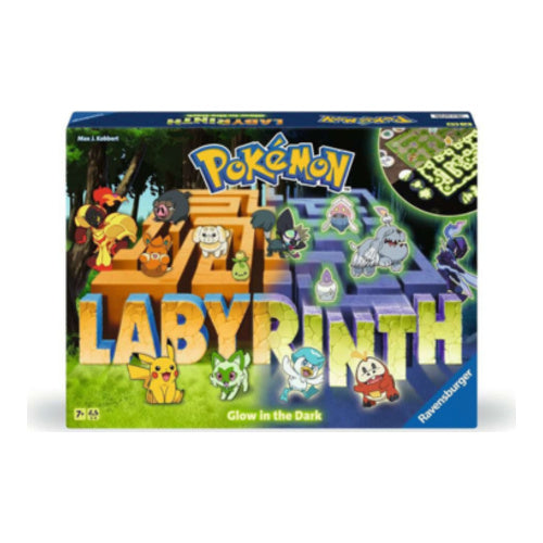 pokmon labyrinth glow in the dark brettspiel