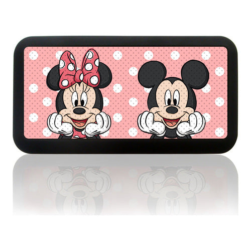 portable wireless speaker 3w medium mickey i minnie 001 disney pink