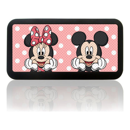 portable wireless speaker 3w medium mickey i minnie 001 disney pink