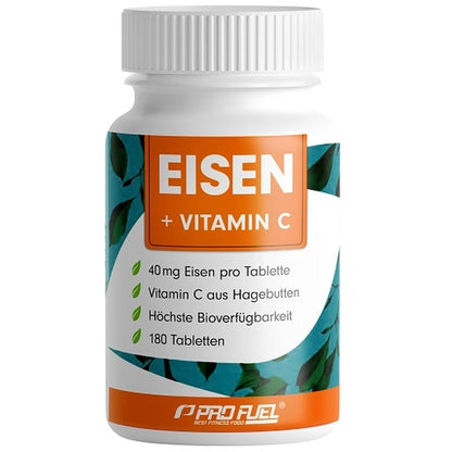 Profuel Eisen Nat Vitamin C 180 Tabletten