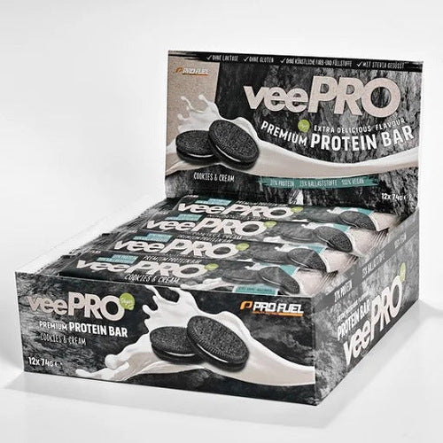 Profuel Veepro Protein Riegel 12Er Pack Double Chocolate Brownie