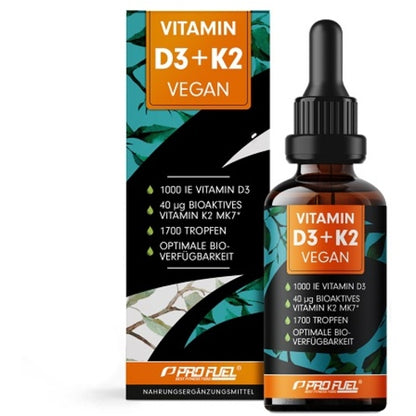 Profuel Vitamin D3 K2 Tropfen 1700 Tropfen 50 Ml