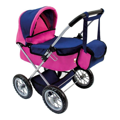 puppen buggy mit tasche pink