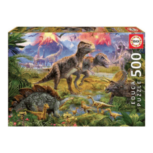 puzzle dinosaur gathering 500 teile puzzle