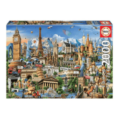 puzzle europe landmarks 2000 teile puzzle