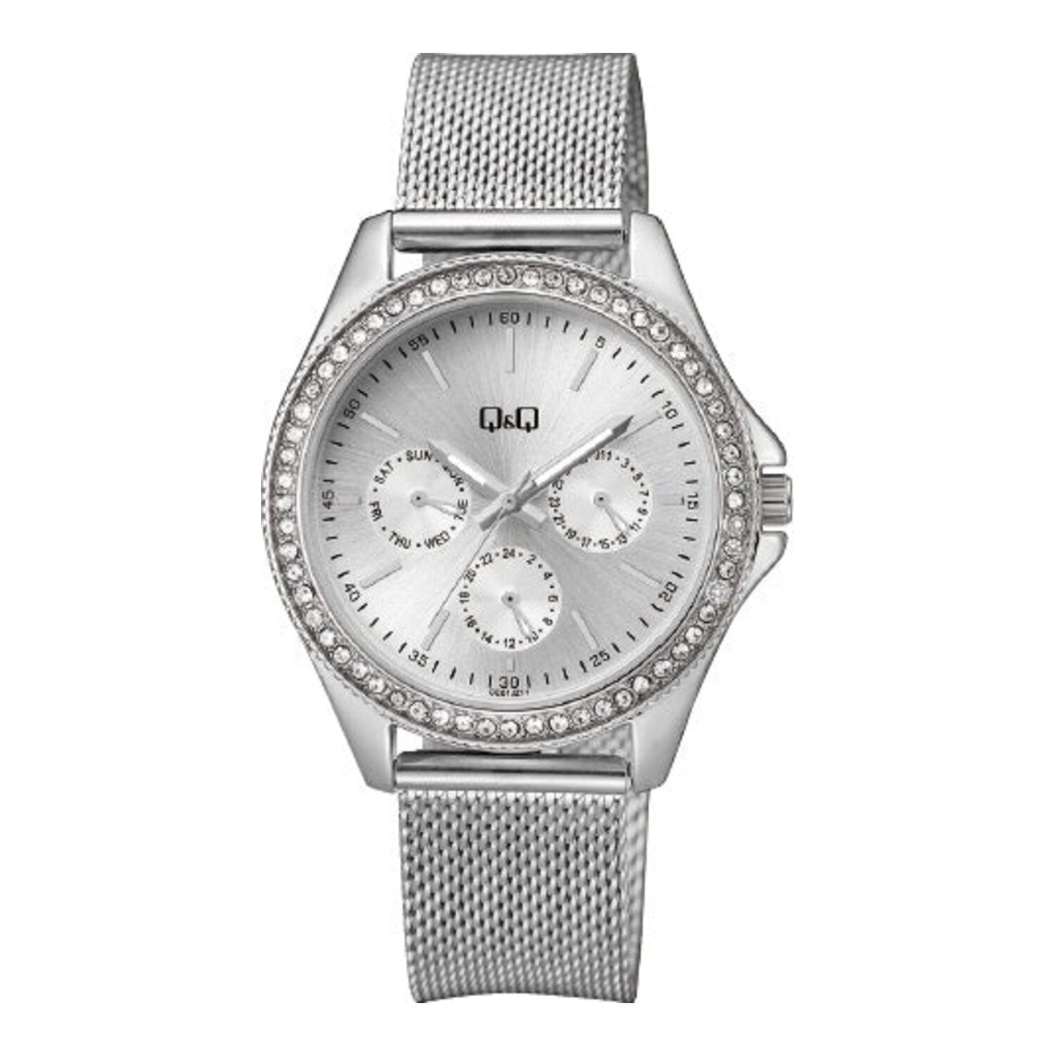 Montre analogique classique pour femme Q and Q CE01J211Y