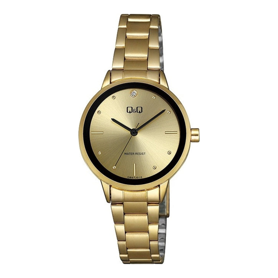 Q and Q Damen Quarzuhr QB97J010Y