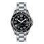 Montre homme 43 mm avec bracelet en métal argenté QB64J225Y