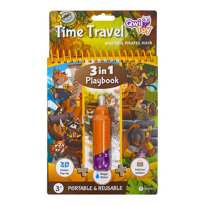 qwi toy 3 in 1 spielbuch zeitreise