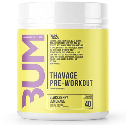 Raw Nutrition Cbum Thavage Pré-entraînement 520G Peach Bum