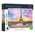 romantic sunset eiffel turm paris frankreich uft puzzle 1000 teile