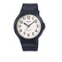 Casio Herren Analog Quarzuhr mit Resin Gehäuse und Resinarmband, weißes Zifferblatt