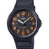 Casio Herren Analog Quarzuhr mit Resin Gehäuse und Resinarmband, rosa Zifferblatt