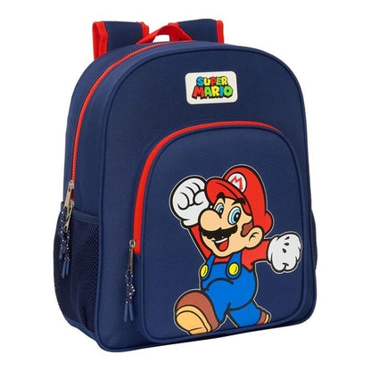 safta super mario world junior rucksack 38 cm