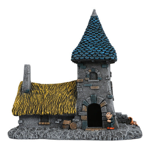 schluempfe gargamel mit seinem haus figur