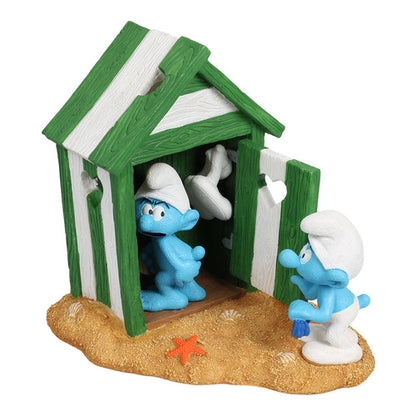 schluempfe mit strandkabine figur